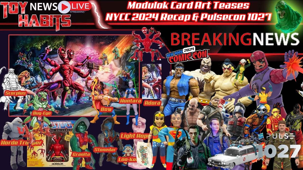 MOTU Origins Modulok Card Art Teases, NYCC 2024 Recap, & Hasbro Pulsecon 1027 Predictions