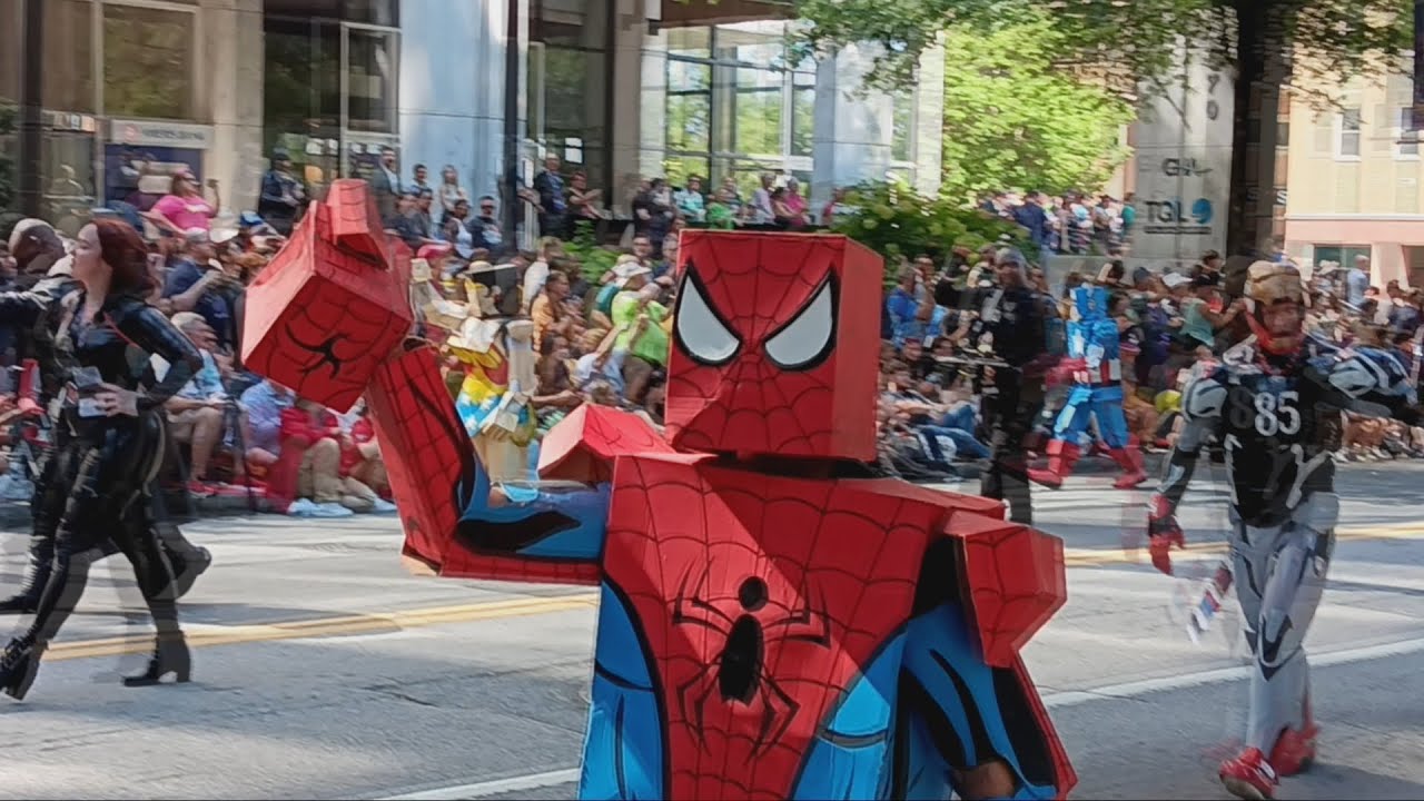 SPIDERMAN GALACTUS Cosplay @ Dragon Con 2024 Cosplay Parade Part 3 2024 by Cosplayer Nation