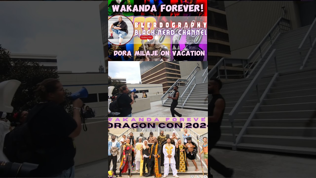 Where do Wakandans go on vacation?  DragonCon 2024 #cosplay #blackpanther #marvel