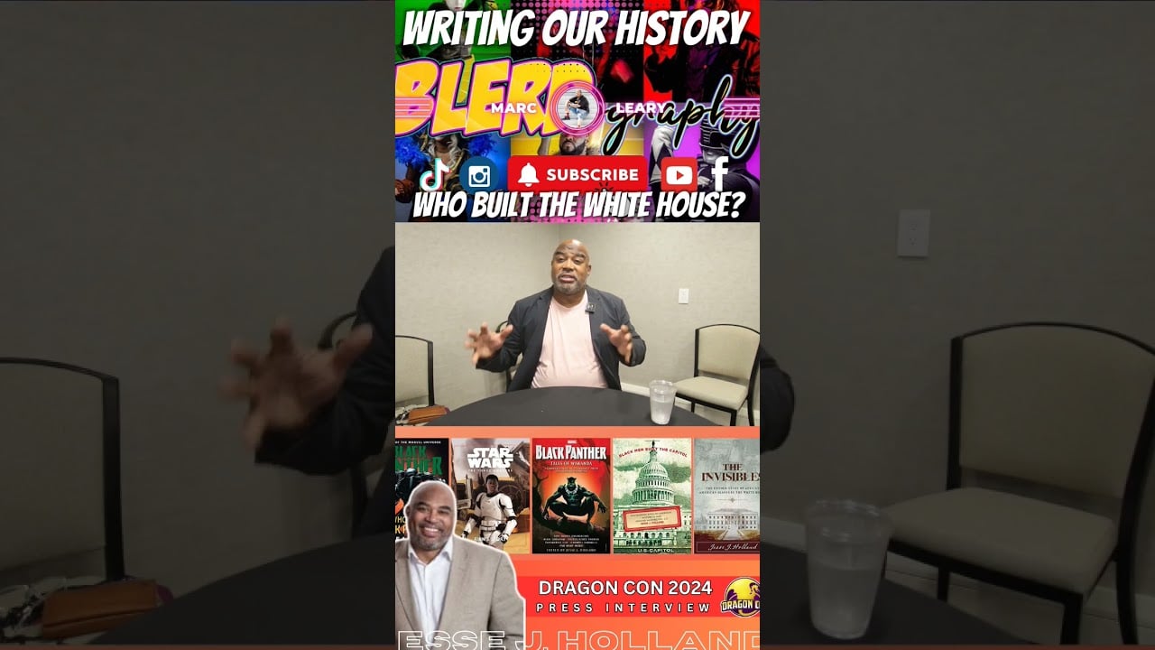 Who built the White House? Jesse J Holland @ Dragon Con 2024 #nerd #shorts #blerd