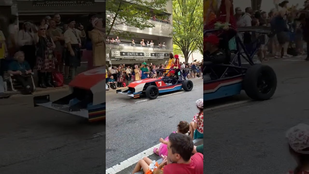 Mario Kart Racer in the DragonCon Parade