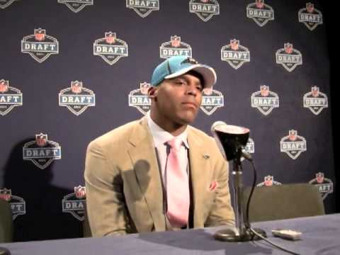 Cam Newton Carolina Panthers Auburn QB Interview 2011 NFL Draft NYC