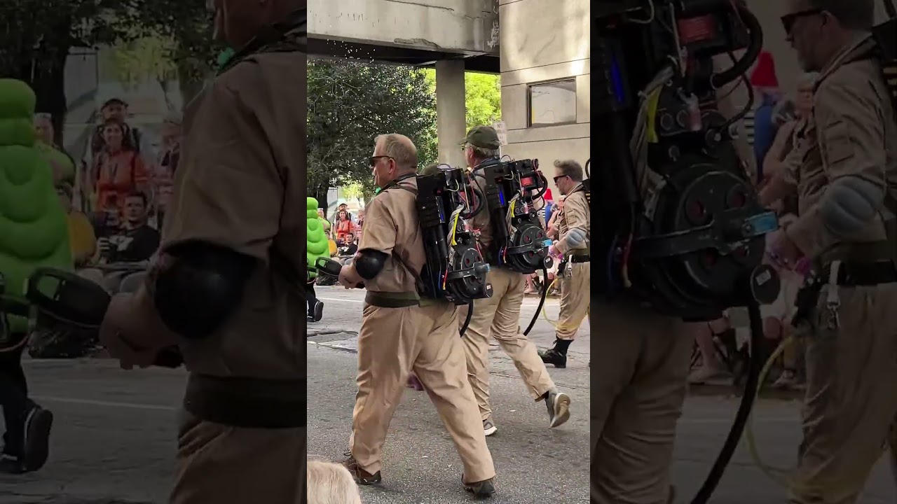 Ghostbusters Cosplay in the DragonCon Parade