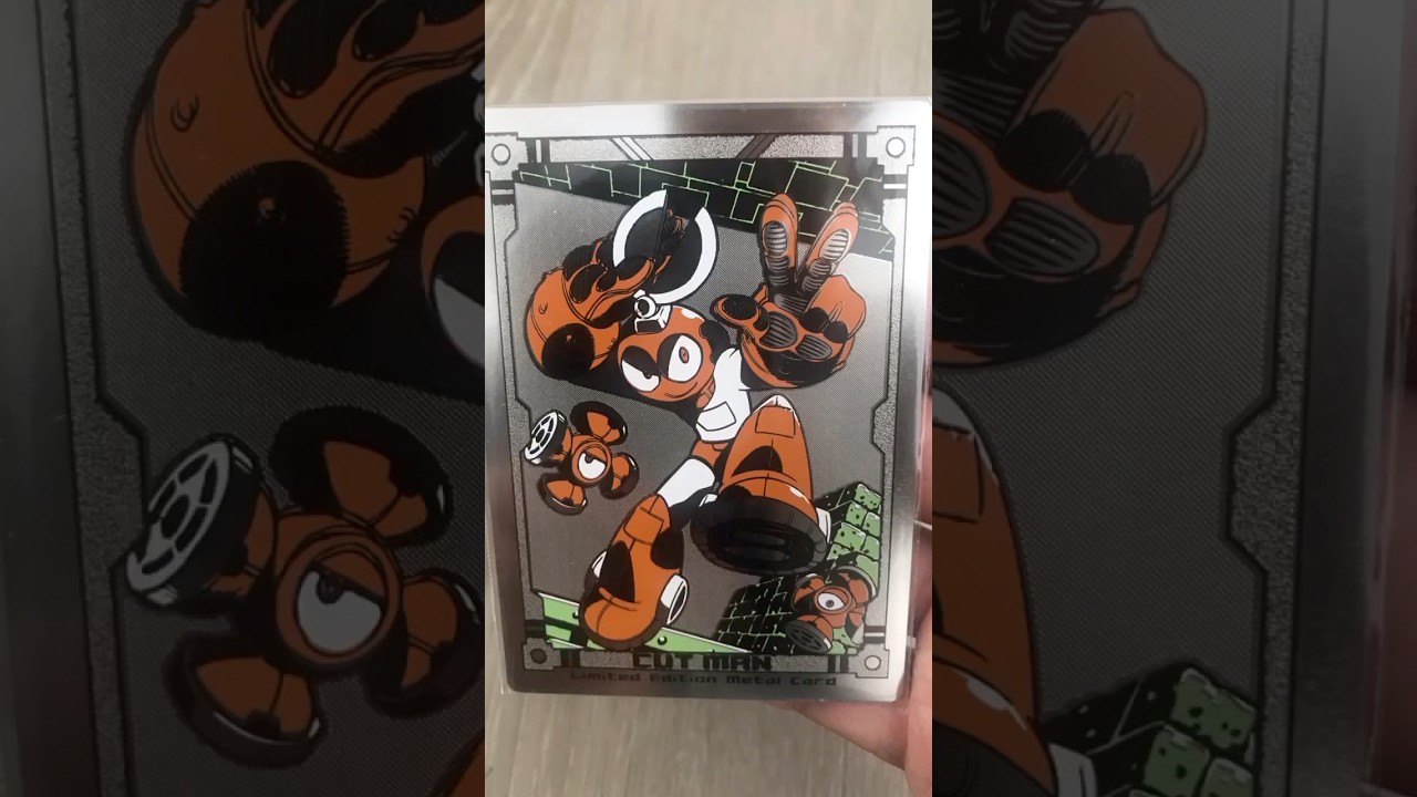 Mega Man Cut Man Metal Card – Robot Masters – SDCC 2024 Udon Entertainment Exclusive. #MegaMan