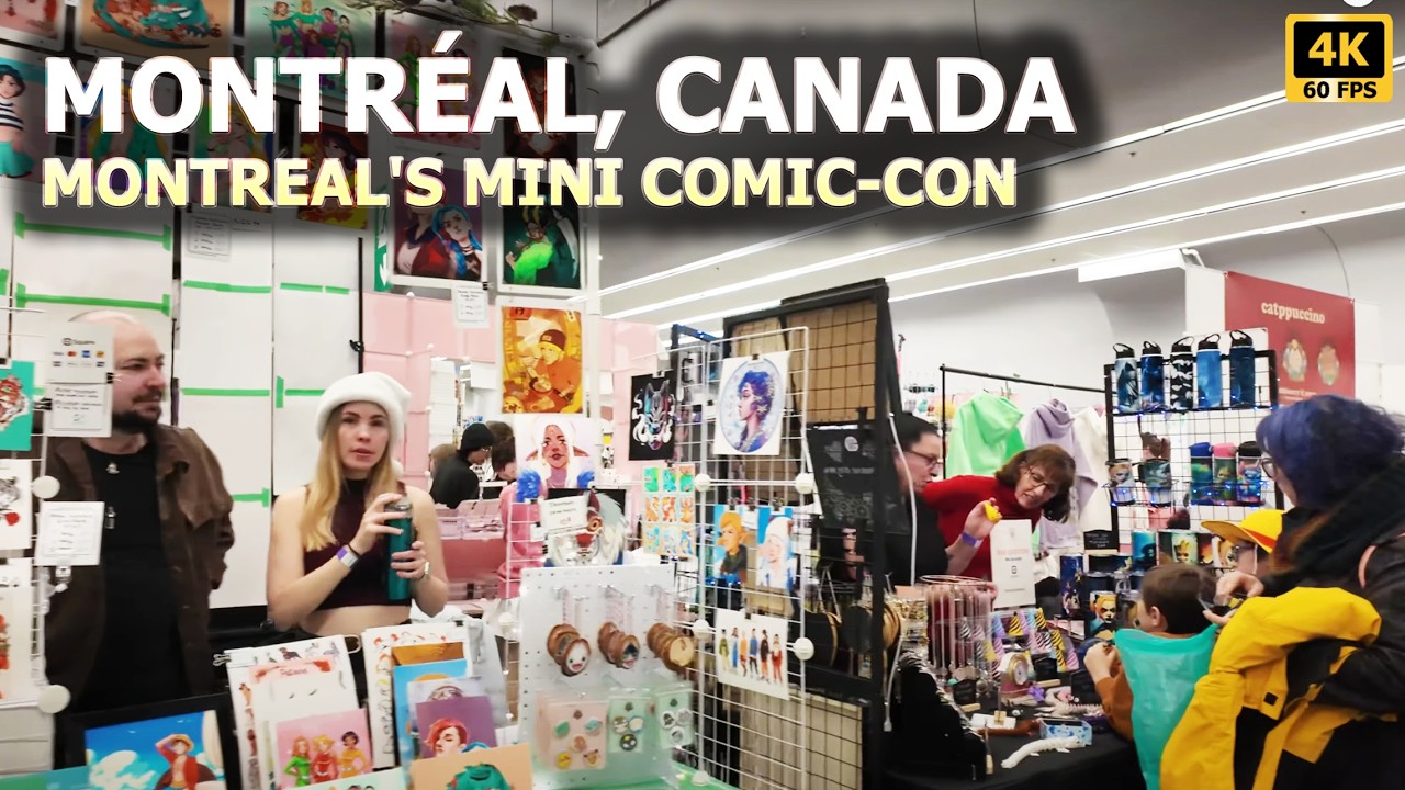 Montreal Mini Comic Con & Festival Hobby 2024 with Uncle Wong | Mini Comic Con & Festival Hobby 2024