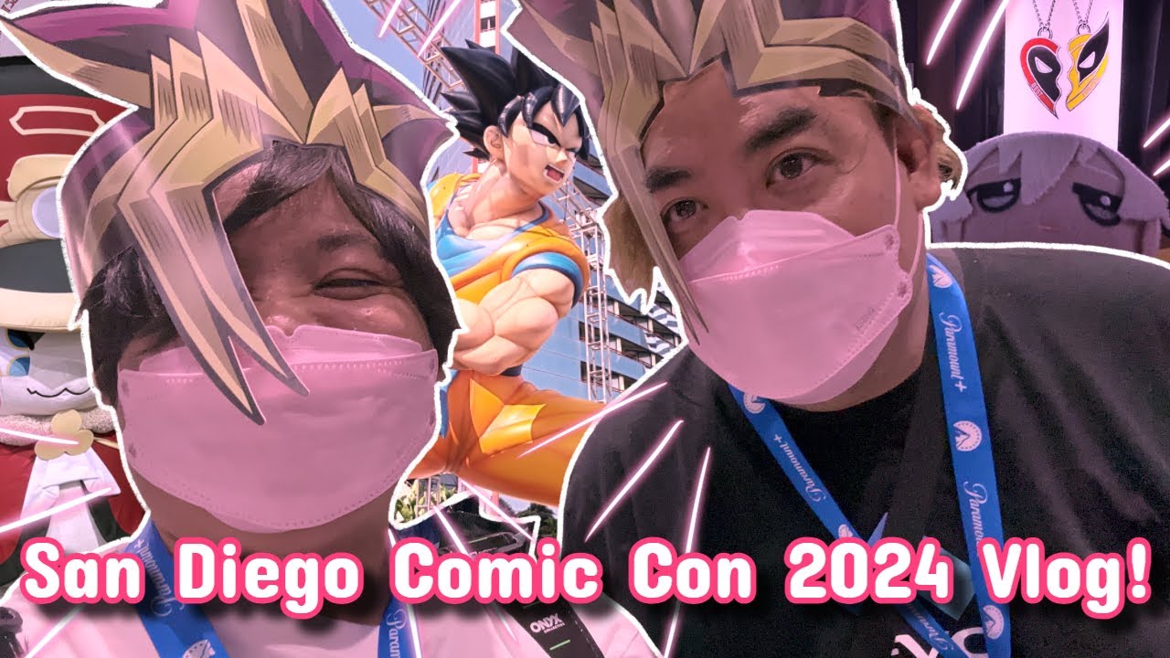 san diego comic con 2024 vlog! ❤️