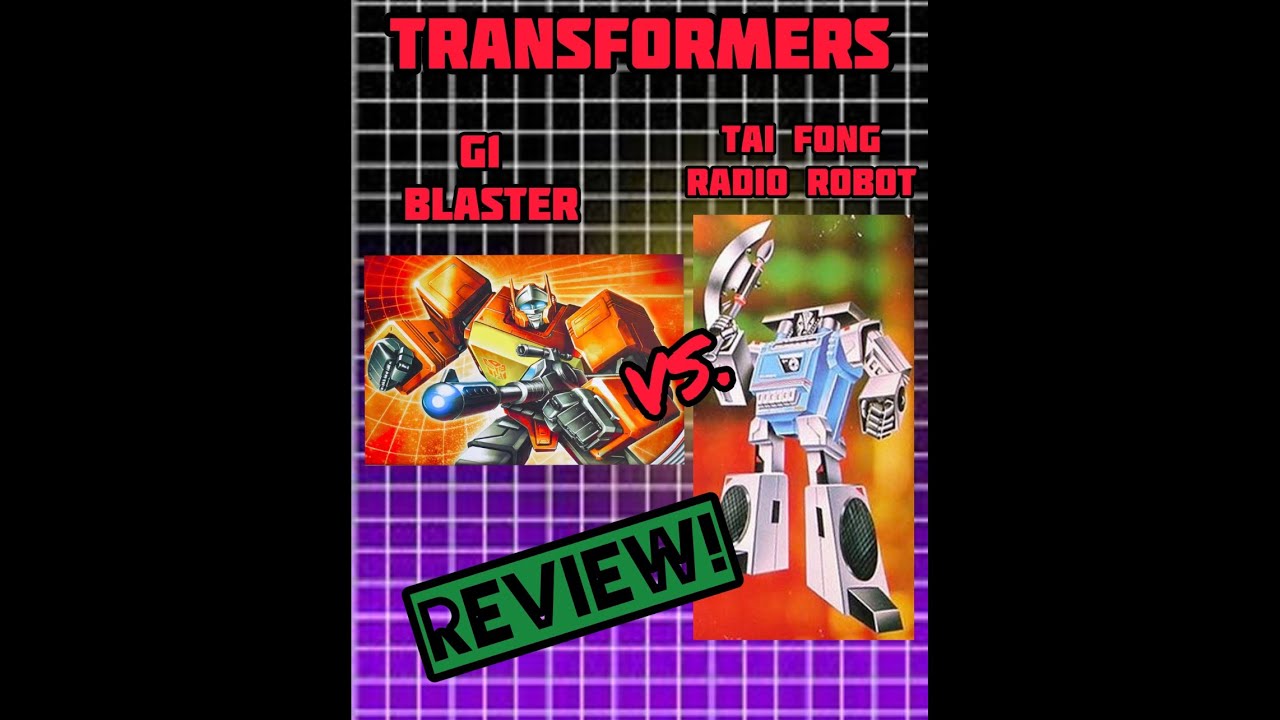 Transformers G1 2010 San Diego Comic Con Blaster Vs. Tai Fong Radio Robot Review!