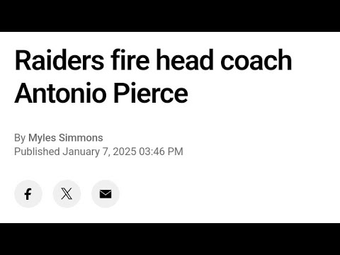 Las Vegas Raiders Antiano Pierce Shouldn’t Have Been Fired By Eric Pangilinan