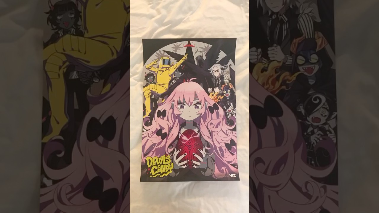 SDCC 2024 Viz Media Devil’s Candy poster. Still up for sale on my eBay/Mercari. #DevilsCandy #Manga