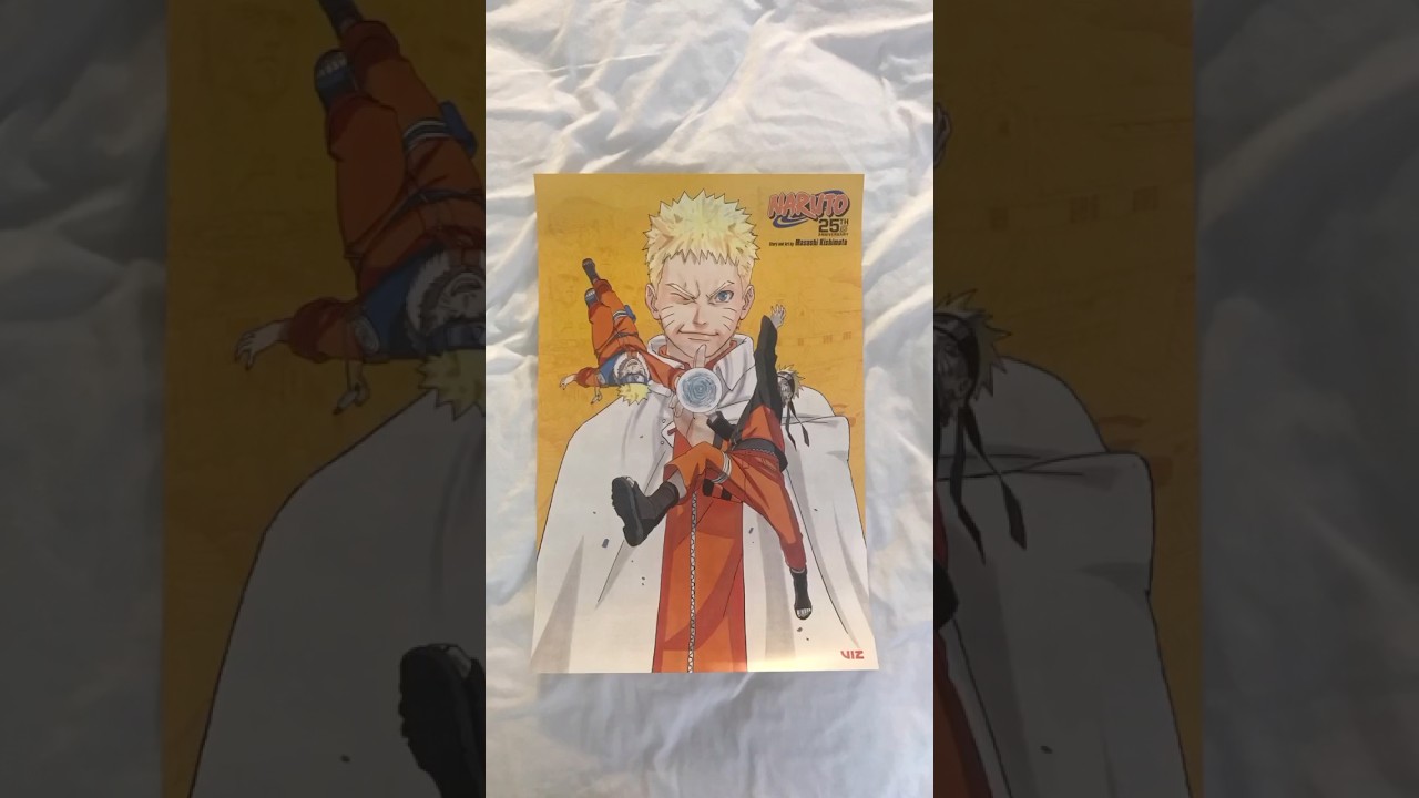 SDCC 2024 Naruto 25th Anniversary Poster. I have some for sale on my eBay/Mercari. #SDCC #Naruto