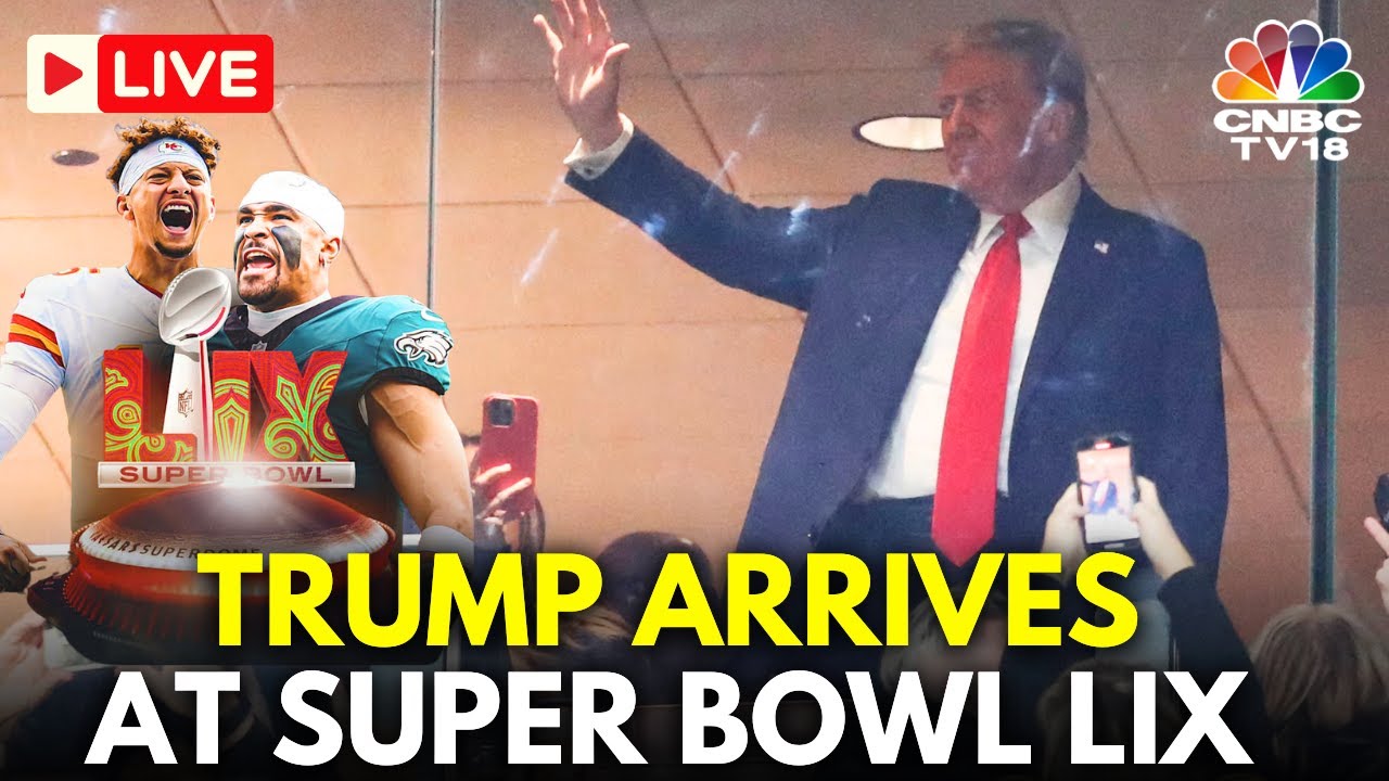 USA LIVE: President Trump Arrives in New Orleans To Attend Super Bowl | Chiefs Vs Eagles Live | N18G