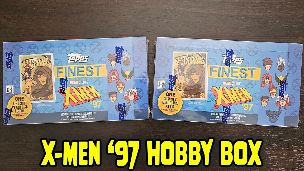 Topps Finest X-Men ’97 Hobby Box Unboxing