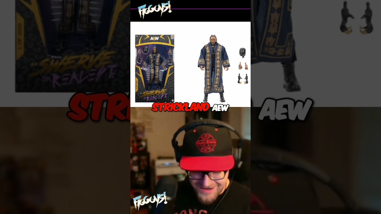 AEW Swerve Strickland SDCC 2025 Exclusive Wrestling Figure Reveal!