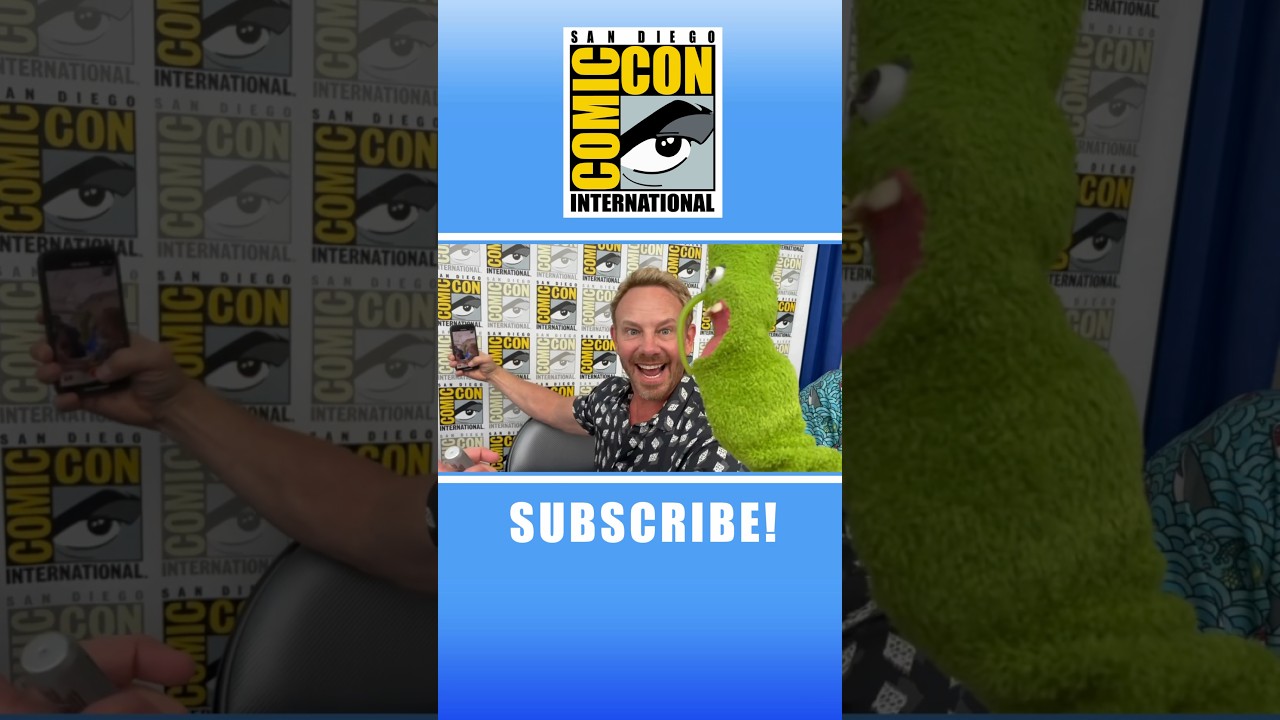 Boogieman meets Ian Ziering! #shorts #boogiemanpuppet #90210 #sdcc
