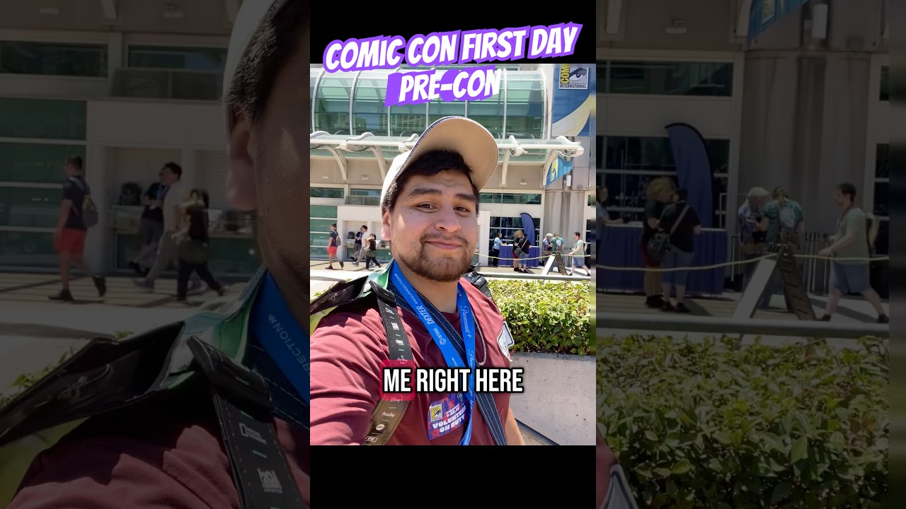 ￼Comic con day zero vlog #popmart #labubu #bigintoenergy #comiccon #sdcc #precon #sandiego #vlog ￼￼￼