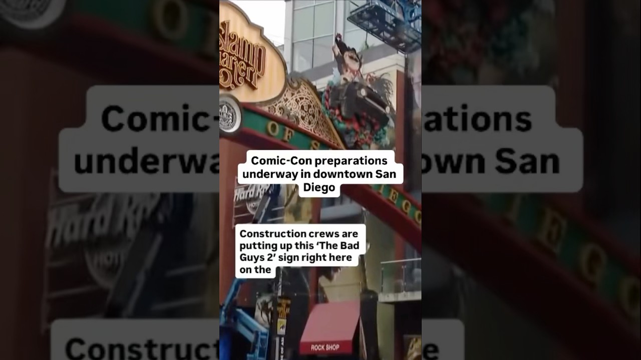 Comic-Con preparations underway in downtown San Diego