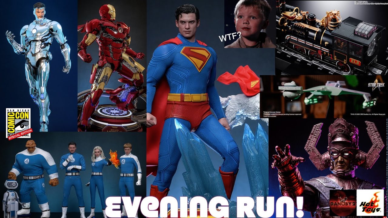 EVENING RUN SDCC EDT JULY 2025 Hot Toys Iron Man, BTTF, Star Trek, Fantastic Four Danoby2