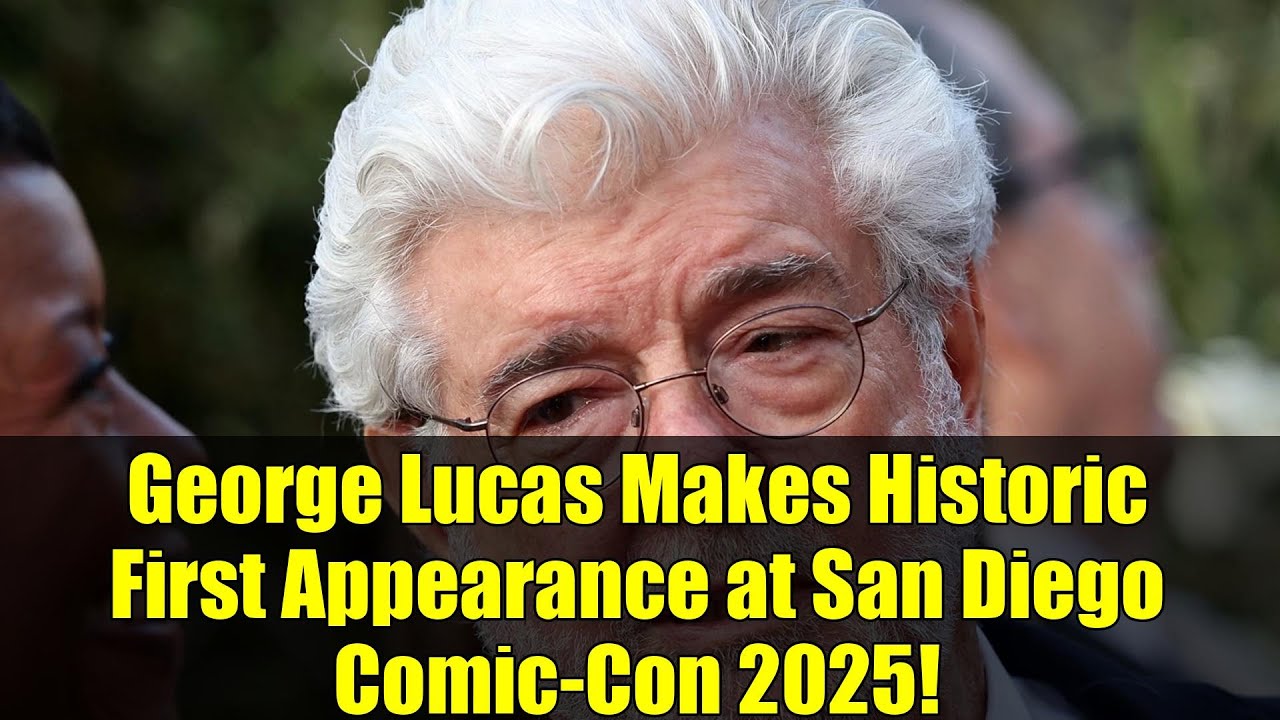 George Lucas Makes Historic First Appearance at San Diego Comic-Con 2025!