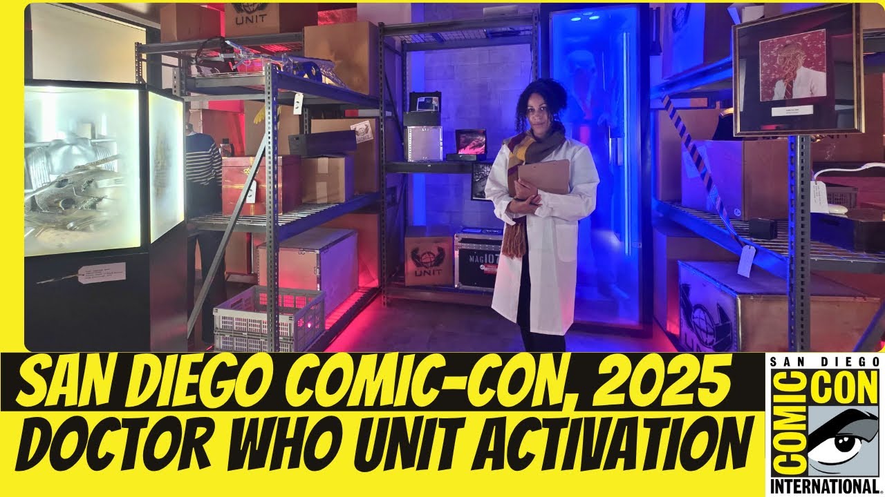 Inside Doctor Who’s UNIT Black Archive | Whoniverse Experience at SDCC 2025
