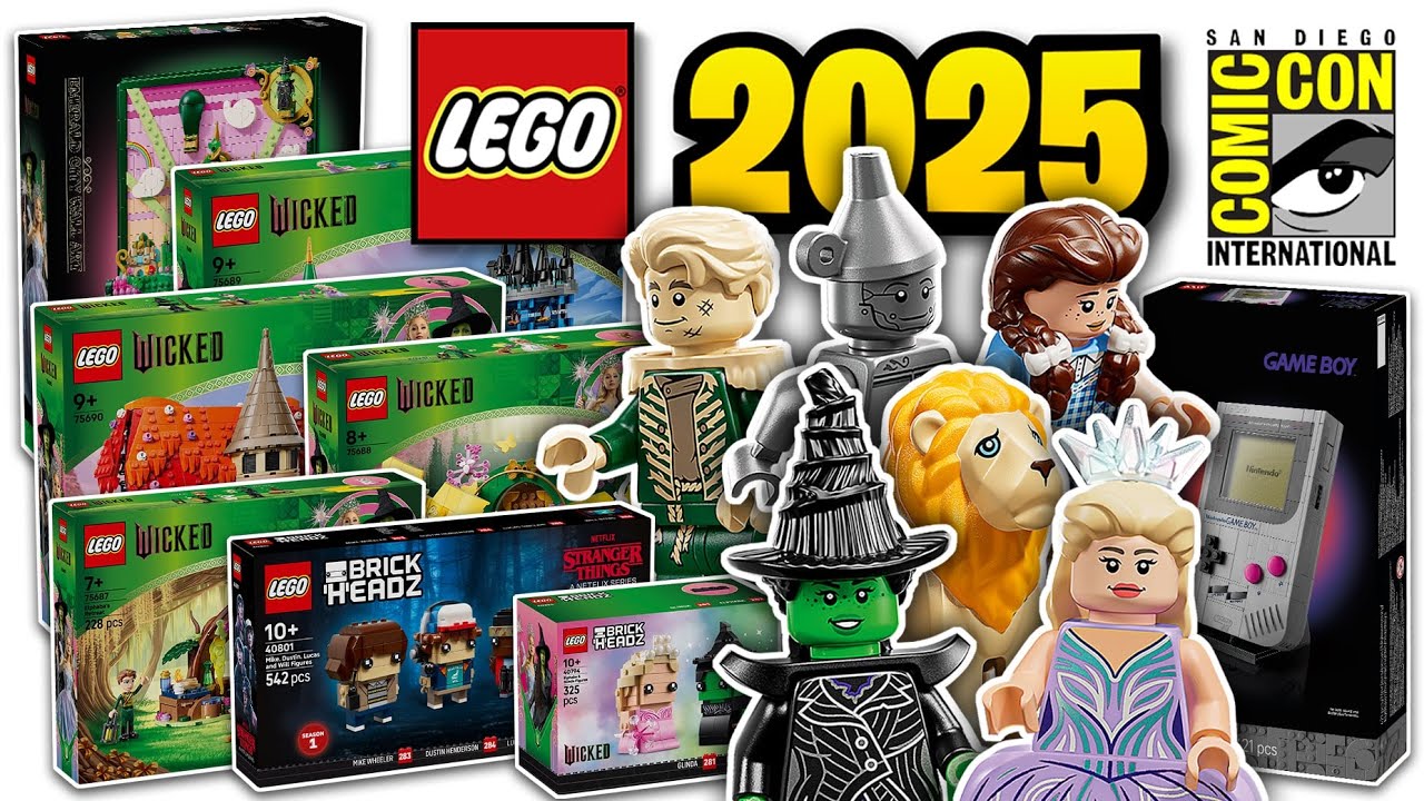 LEGO Fall 2025 Sets OFFICIALLY Revealed – Wicked, Stranger Things & Gameboy!