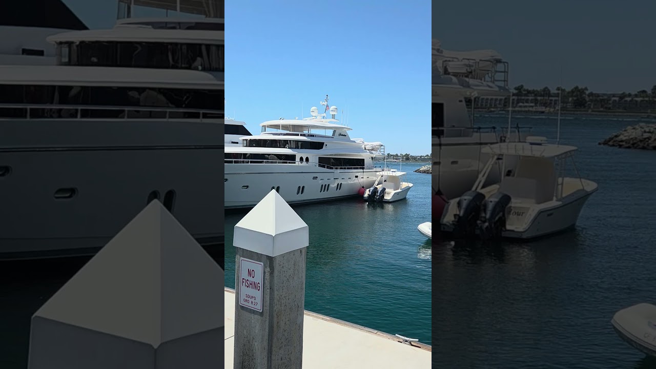 Nomad 8 Greek Megayacht in San Diego for Comic Con