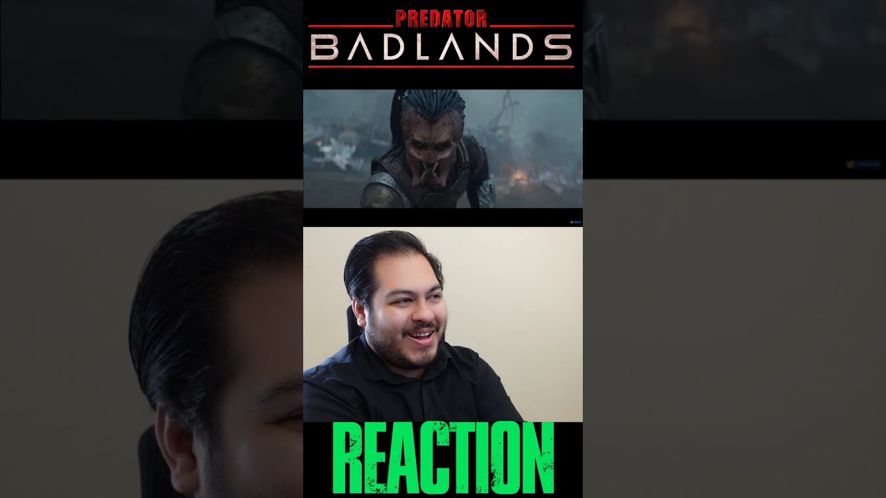 Predator Badlands Trailer Reaction #Prey #PredatorKillerofKillers #ElleFanning #Shorts #Reaction