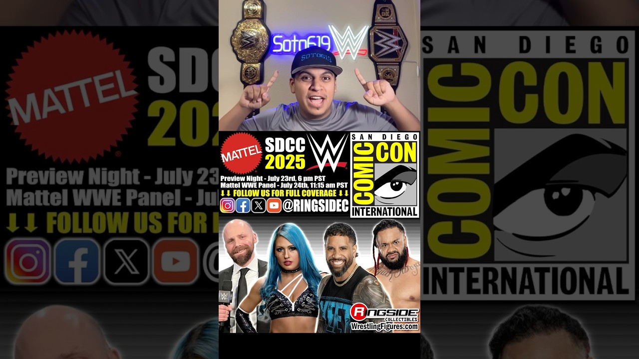 SAN DIEGO COMIC CON WWE PANEL AND MORE! #wwe #comiccon #sdcc #sandiegocomiccon #wrestling #soto619