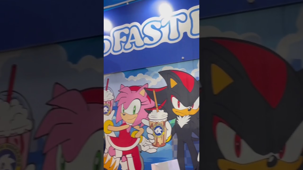 Sonic The Hedgehog Speed Cafe During San Diego Comic Con 2024 #sdcc #sonicthehedgehog #travel
