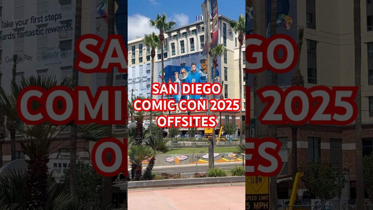 Strolling San Diego checking out 2025 Comic Con offsites #foryou #fyp #sdcc2025 #comiccon #sandiego