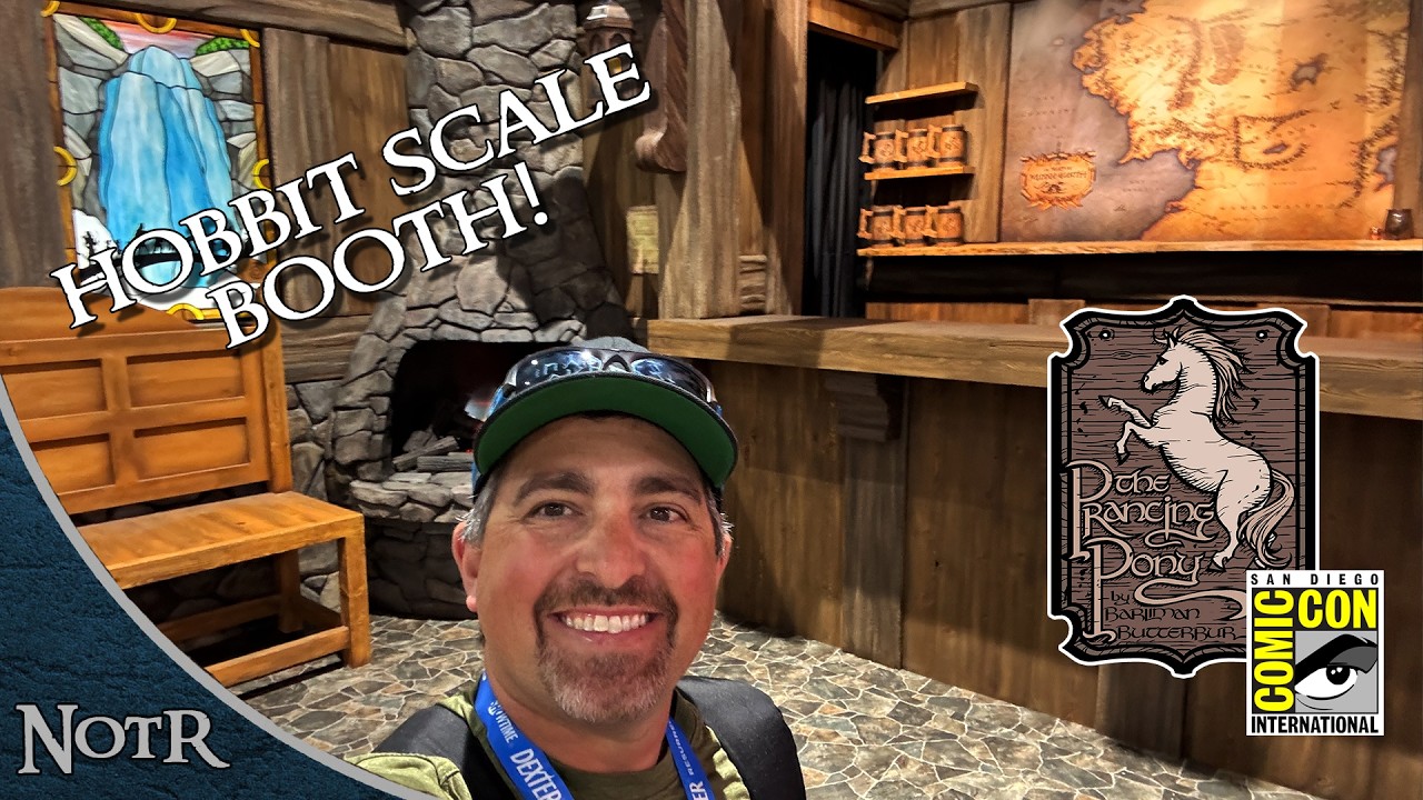 The Prancing Pony (hobbit scale) Booth at Comic-Con! | SDCC 2025