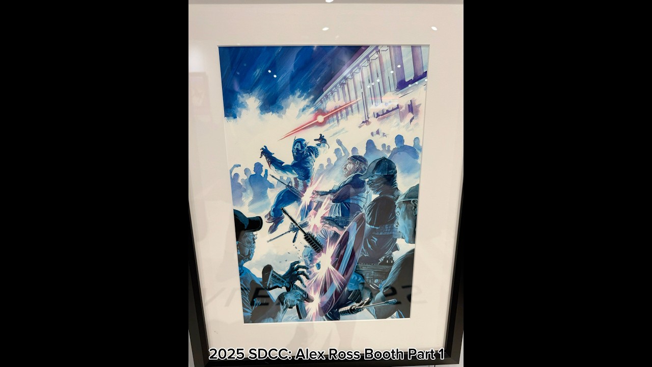 2025 SDCC: Alex Ross Booth Part 1 #avengers #marvel #dccomics #xmen #alexross #batman #shorts