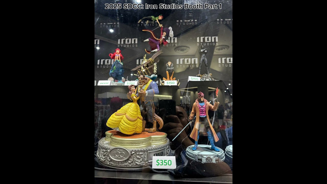 2025 SDCC: Iron Studios Booth Part 1 #xmen #disney #fantasticfour #deadpool #superman #shorts