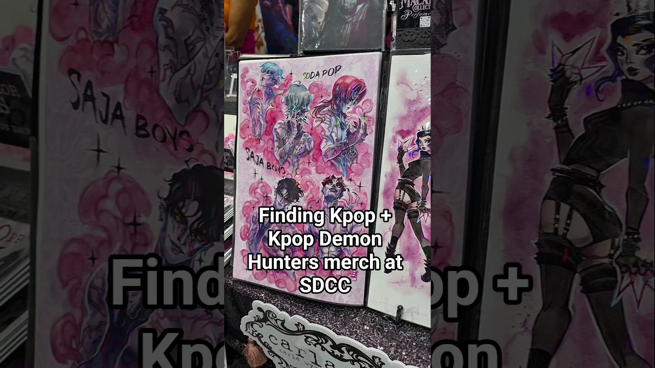 Kpop Merch at San Diego Comic Con 2025