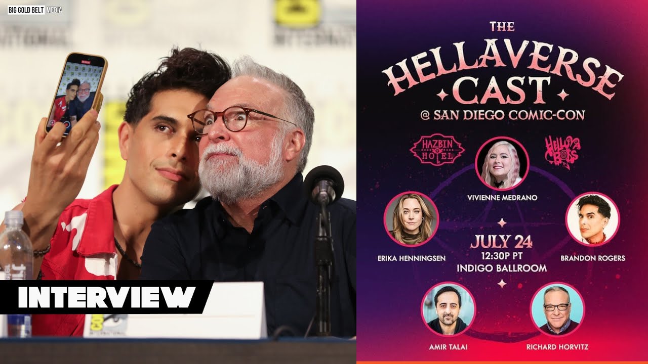 Brandon Rogers & Richard Horvitz Interview | Helluva Boss & Hazbin Hotel Cast | SDCC 2025