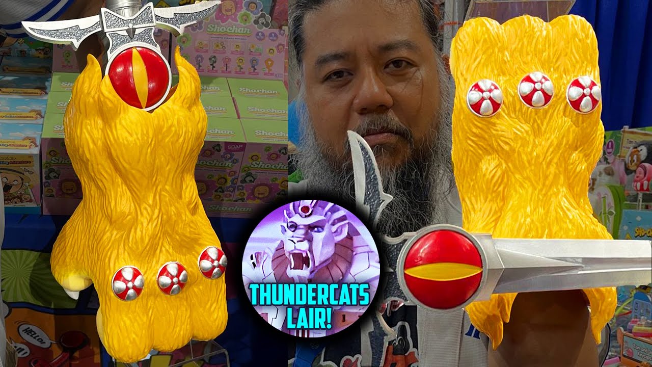 Larger than life? Thundercats Claw Shield and Sword of Omens Replica by Soap Studios Larger than life? Thundercats Claw Shield and Sword of Omens Replica by Soap Studios