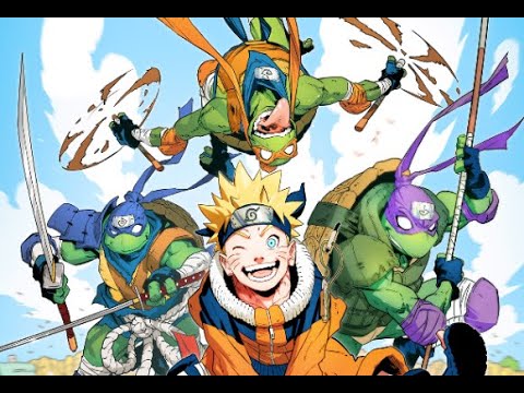 Eisner Winner Caleb Goellner discusses Teenage Mutant Ninja Turtles x Naruto!