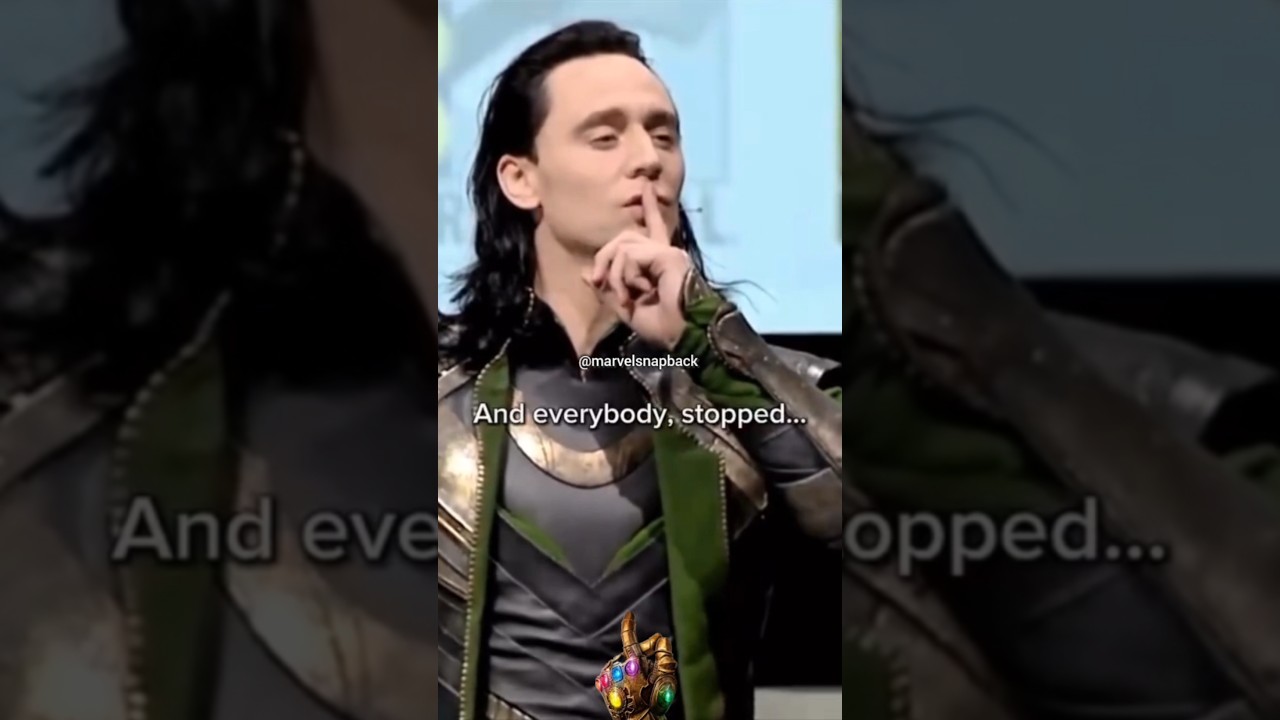 #Loki told the crowd  .. #tomhiddleston #loki #sandiegocomiccon #marvel   #lokiedit #short