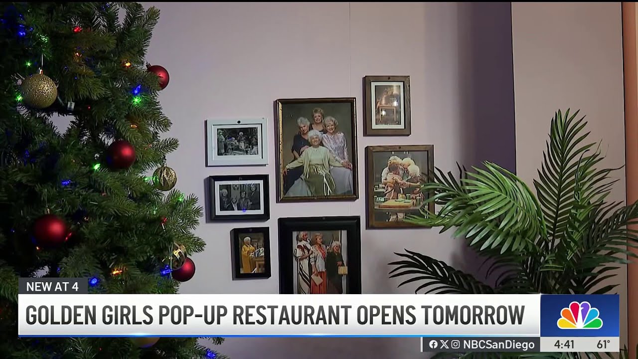 ‘Golden Girls’ pop-up restaurant opens Wednesday in San Diego | NBC 7 San Diego