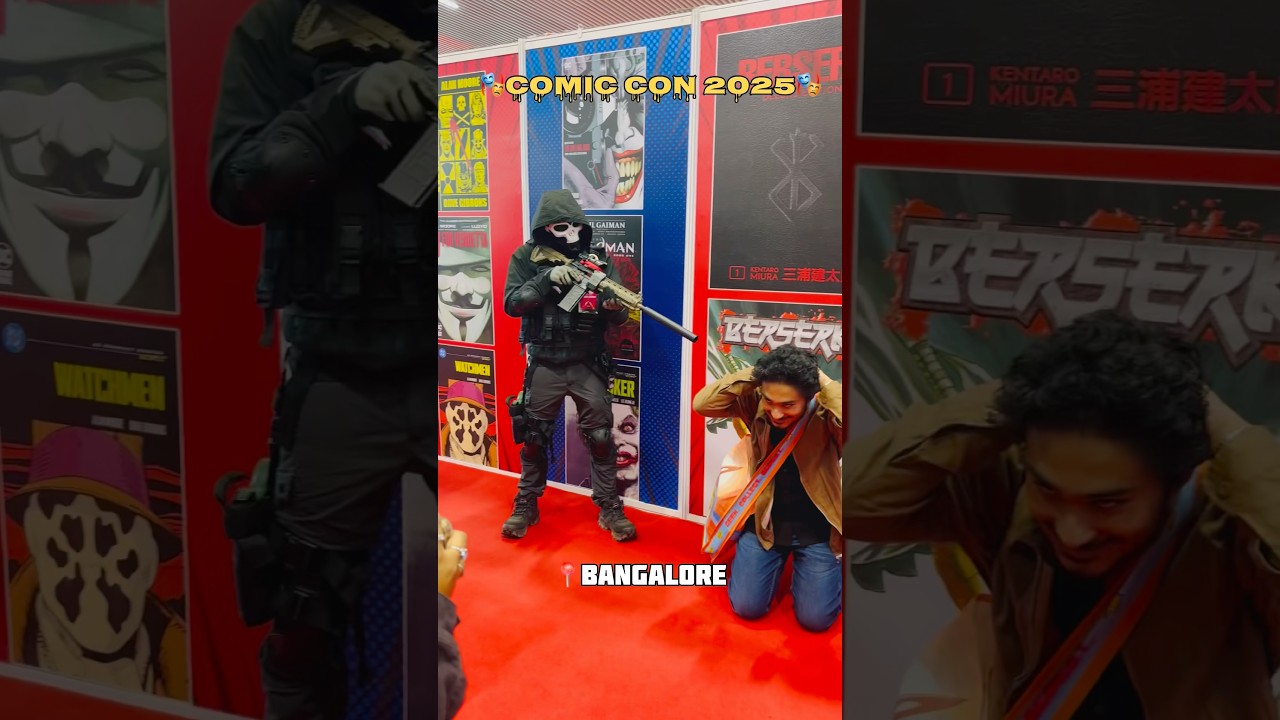 Comic con 2025 | Bangalore | #minivlog #comiccon #vlog #bangalore #shorts #comics #youtubeshorts