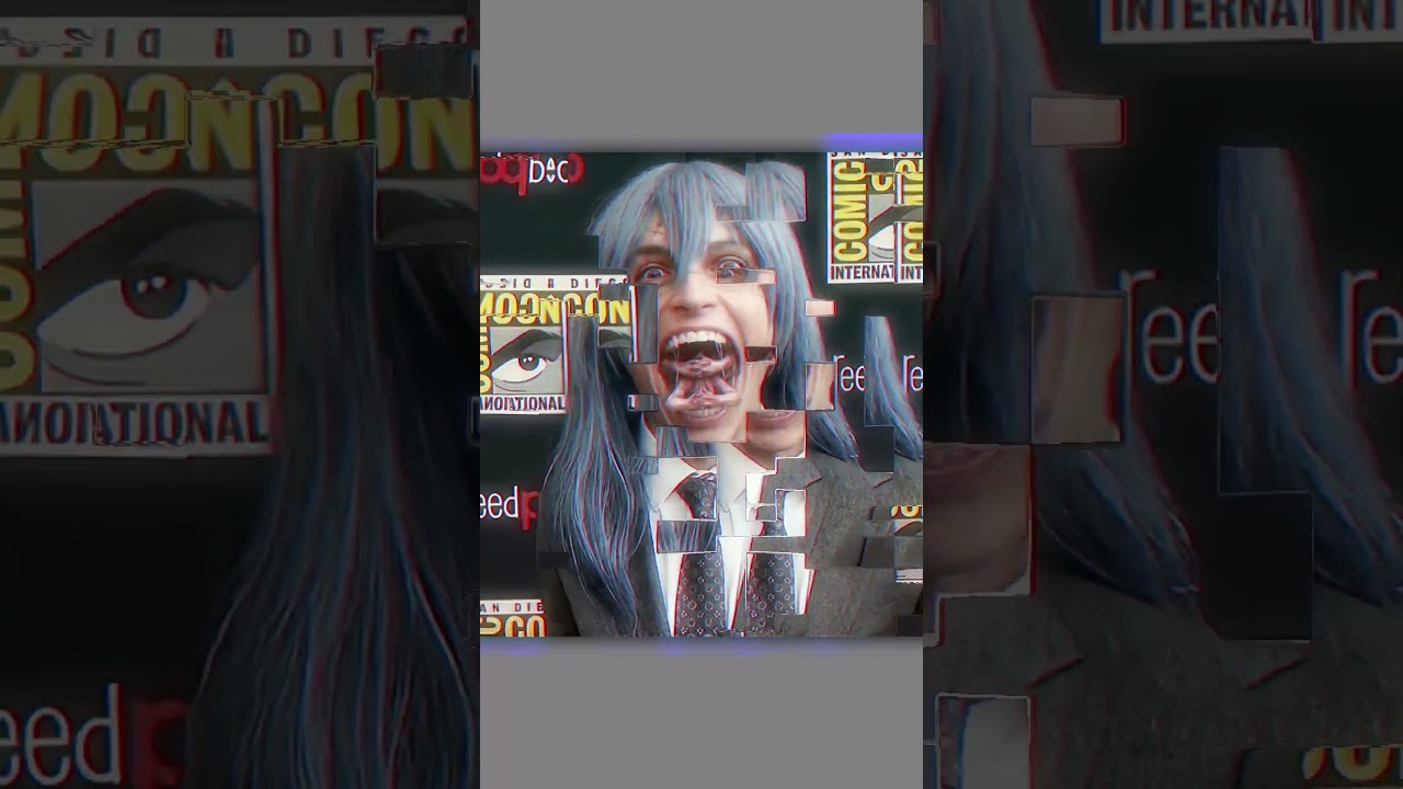 Mahito crashes the Comic-Con Red Carpet! (Yuji was NOT happy) #jjk #anime #comicon2025 #yujiitadori