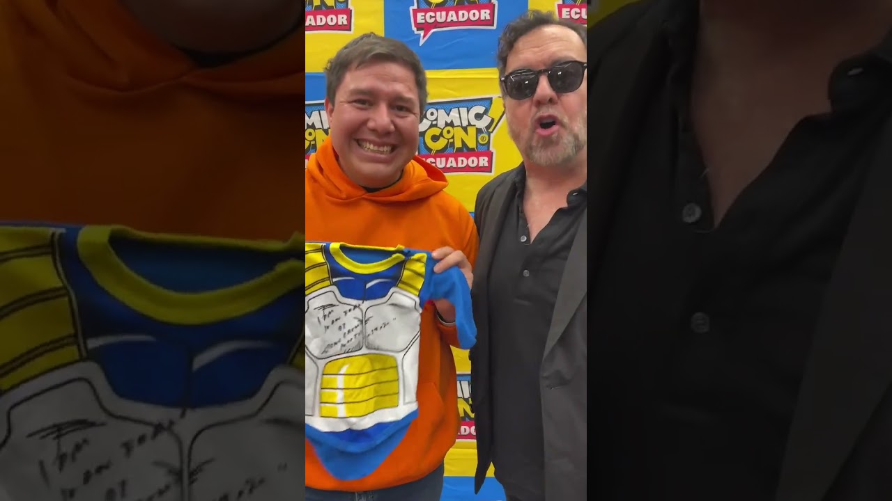 🔥👑 Vegeta mandó un saludo épico a Juan Francisco  Príncipes Saiyajin en la Comic Con Cuenca 2025