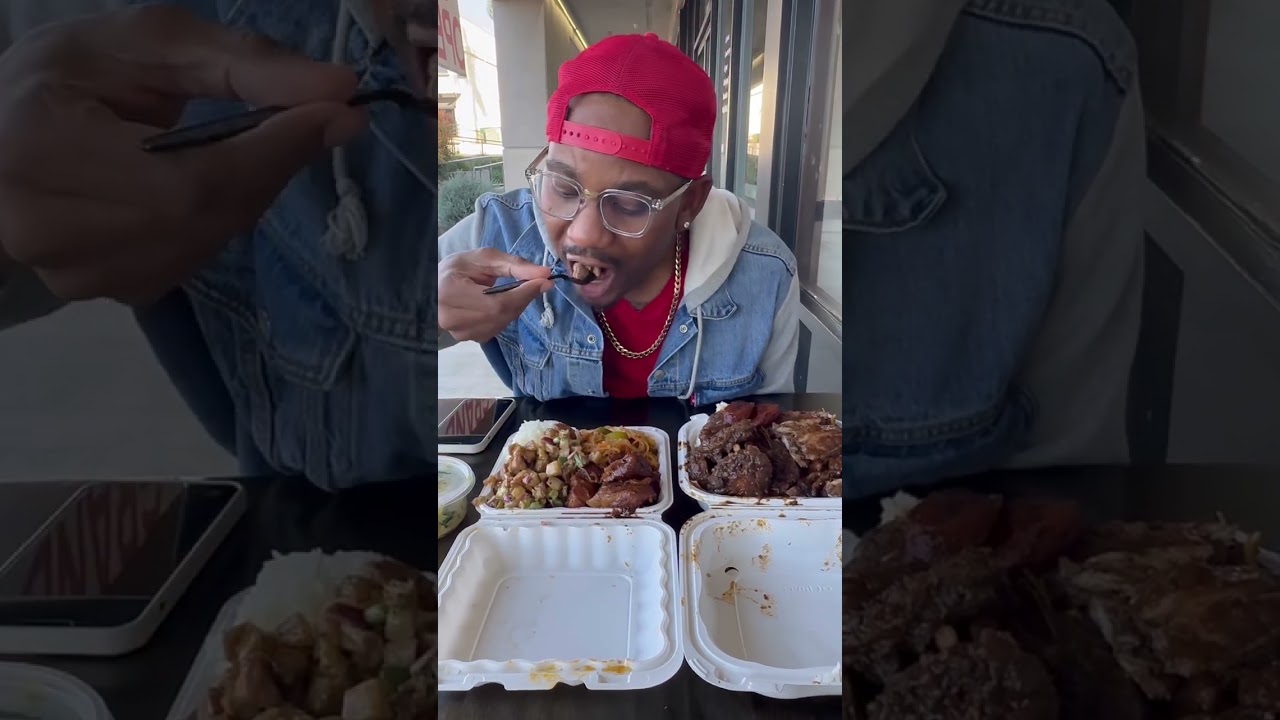 Whoever knew Jamaican & Filipino Food Could Be A Hit 🔥 #foodvlog #foodie #sandiego #filipinofood