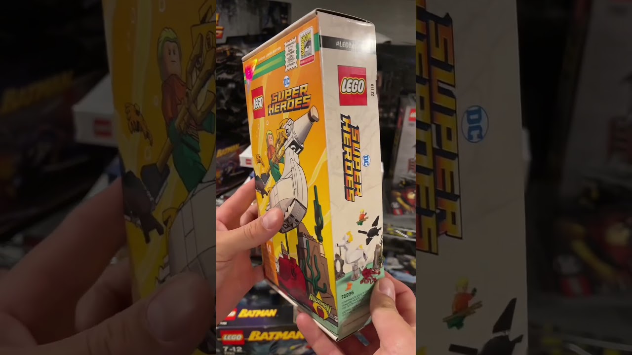 2018 SDCC @LEGO Exclusive Aquaman and Storm #lego #collection #aquaman #starfish #afol