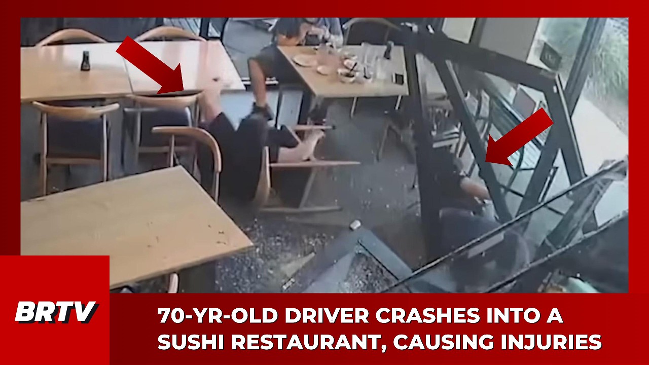 70-Year-Old Driver Crashes Into San Diego Sushi Restaurant, Causing Injuries and Damages