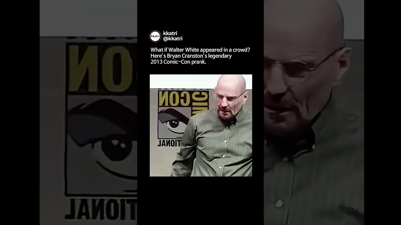 Bryan Cranston LEGENDARY Comic Con Prank