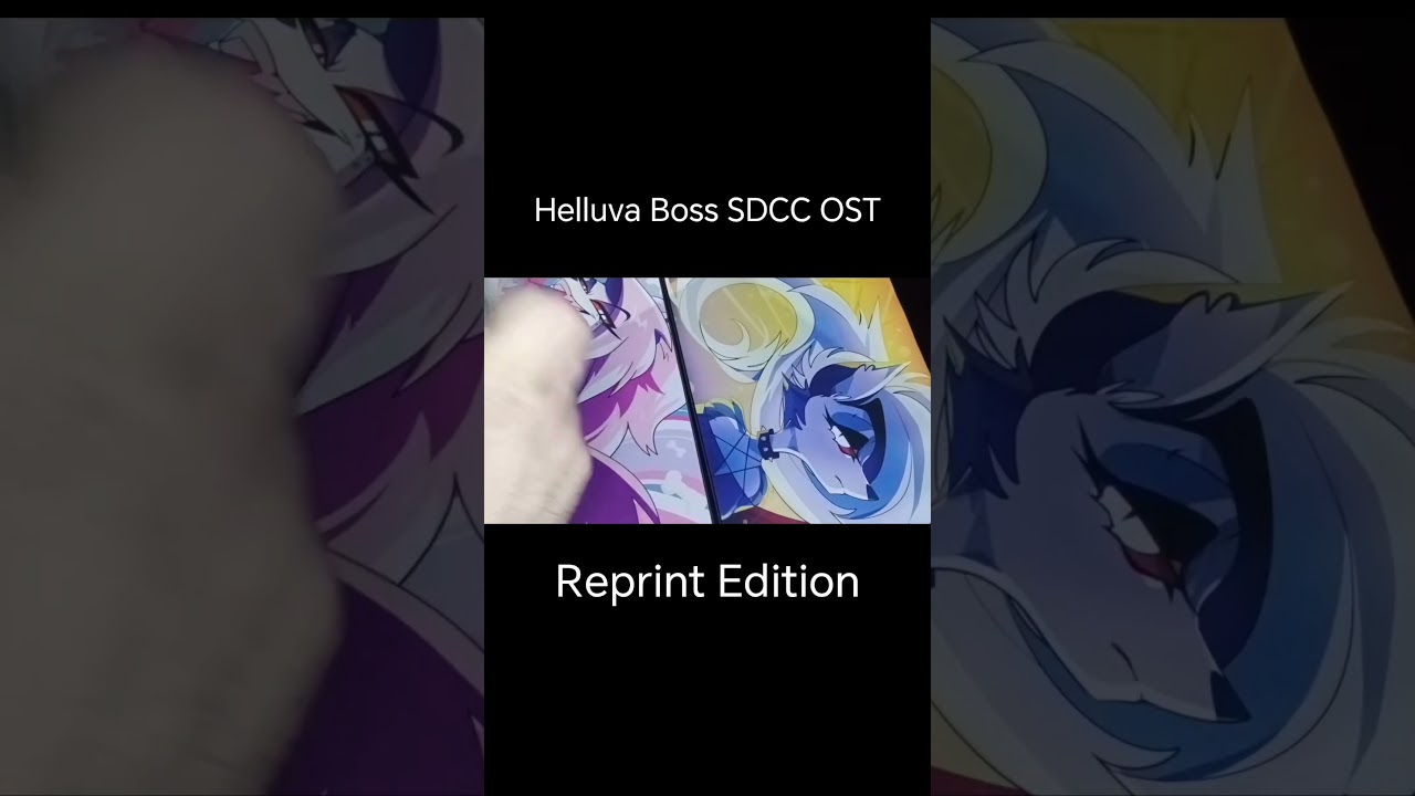 Helluva Boss SDCC OST Unboxing #helluvaboss #blitzo #stolas