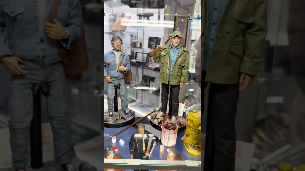 Jaws action figures Factory Entertainment! Prototypes from SDCC Quint & Hooper #shorts