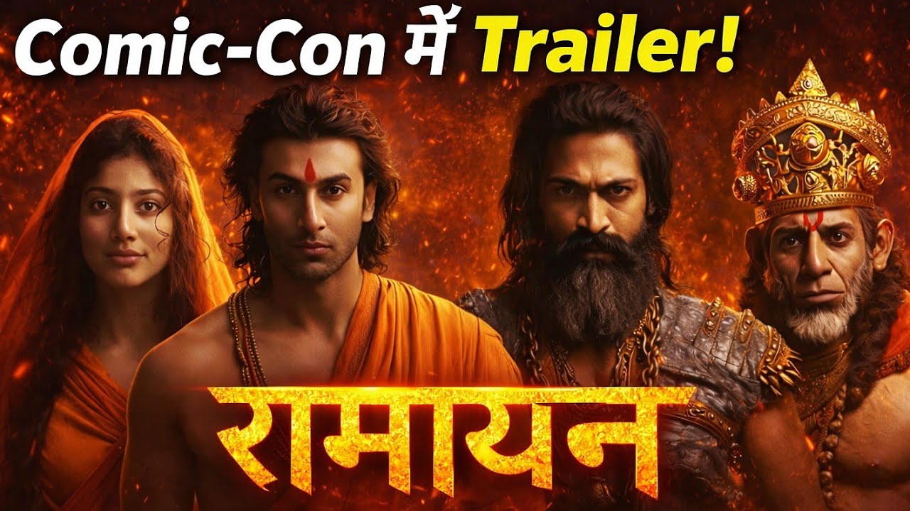 Ramayana Trailer Comic-Con 2026 Update 🔥 | Ranbir Kapoor Ram | Biggest Indian Movie