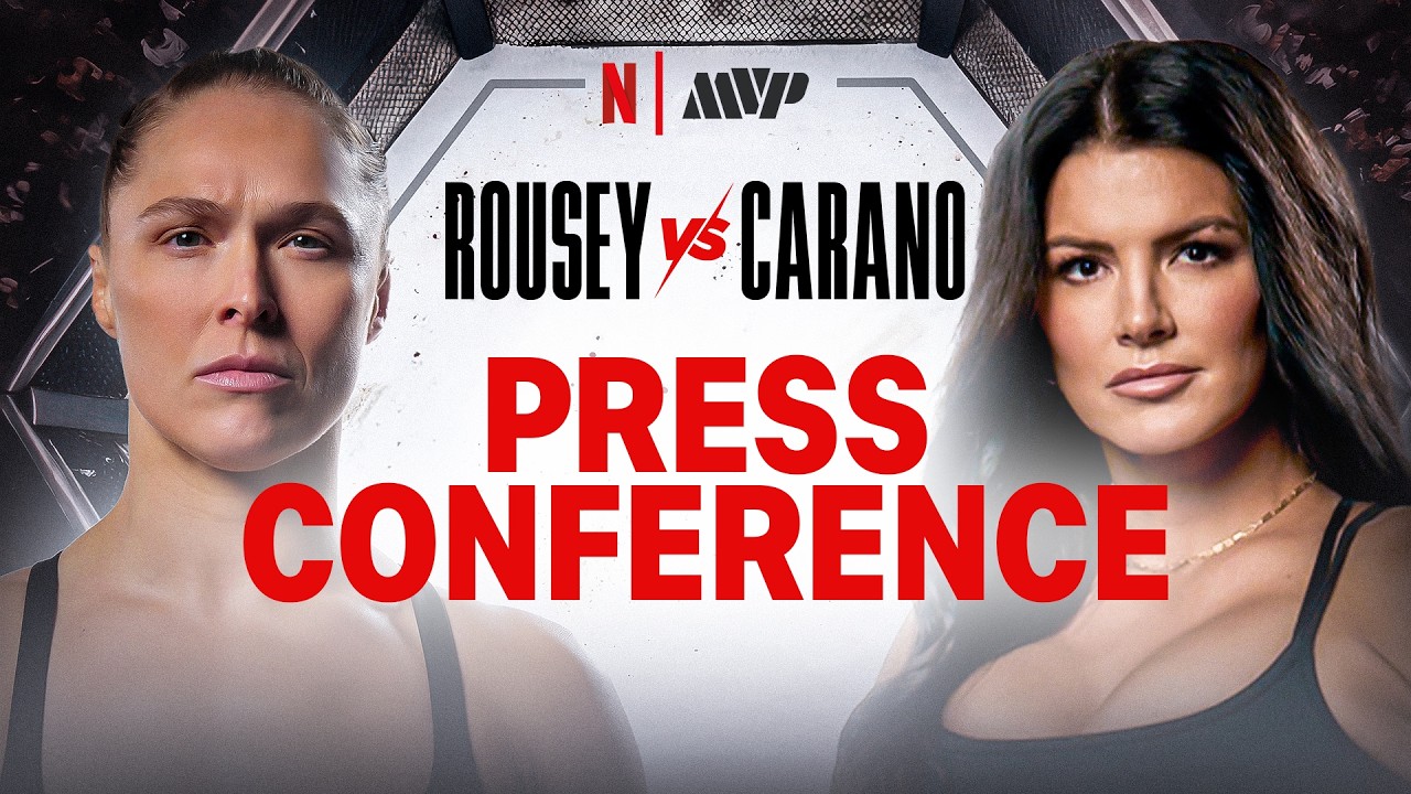 Ronda Rousey vs Gina Carano – Kickoff Press Conference Live Stream | Hosted by Ariel Helwani