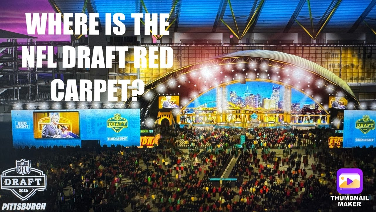 2026 NFL Draft Red Carpet: Zennie Abraham Intros New NFL Draft Red Carpet News Website